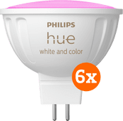 Coolblue Philips Hue spot White and Color MR16 6-pack aanbieding