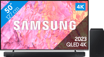 Coolblue Samsung QLED 50Q64C (2023) + Soundbar aanbieding
