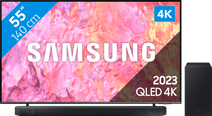 Coolblue Samsung QLED 55Q64C (2023) + Soundbar aanbieding