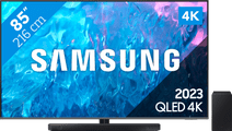 Coolblue Samsung QLED 85Q70C (2023) + Soundbar aanbieding