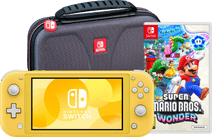 Nintendo Switch Yellow + Super Mario Bros. Wonder + Travel Case Nintendo Switch