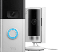Ring Video Doorbell Gen. 2 Nikkel +  Indoor Cam 2nd Gen Slimme deurbel met abonnement