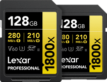 Lexar Professional 1800x GOLD 128GB SDXC - Duo Pack 