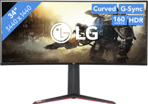 LG UltraGear 34GN850P-B monitor with HDMI connector