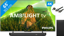 Coolblue Philips 65PUS8108 - Ambilight (2023) + Soundbar + Hdmi kabel aanbieding