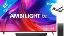 Philips The One 85PUS8808 - Ambilight (2023) + Soundbar + Hdmi kabel
