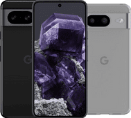 Google Pixel 8 128GB Zwart 5G + BlueBuilt Back Cover Transparant Telefoon met de beste camera