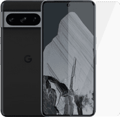 Google Pixel 8 Pro 256GB Zwart 5G + BlueBuilt Screenprotector Glas Mobiele telefoon met 5G