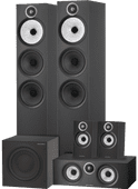 Bowers & Wilkins HTM6 S3 + 603 S3 (per pair) + 607 S3 (per pair) + ASW608 Black HiFi speaker promotion