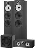 Bowers & Wilkins HTM6 S3 + 603 S3 (per pair) + ASW610 Black HiFi speaker promotion