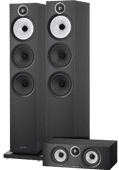 Bowers & Wilkins HTM6 S3 + 603 S3 (per paar) Zwart Hifi surround set