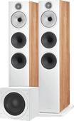 Bowers & Wilkins 603 S3 Brown (per pair) + ASW608 White HiFi speaker promotion