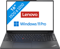 Lenovo ThinkPad E16 Gen 1 Intel - 21JN000EMH QWERTY Zakelijke laptop voor videobewerking