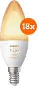 Philips Hue White Ambiance E14 18-pack Smart home promotion