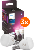 Philips Hue Luster kogellamp White and Color E14 6-pack Philips Hue sets en bundel