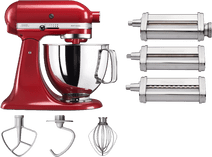 KitchenAid Artisan Mixer 5KSM125 Keizerrood + Pastaroller en -snijderset (3-delig) Keukenmixer