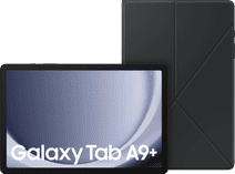 Coolblue Samsung Galaxy Tab A9 Plus 11 inch 64GB Wifi Blauw + Book Case Zwart aanbieding