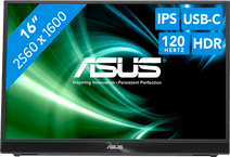 ASUS ZenScreen MB16QHG Portable Monitor Monitor aanbevolen voor Macbook