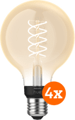 Philips Hue Filament Light White Globe E27 4-pack Philips Hue E27 White