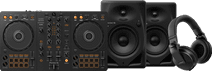 Pioneer DJ DDJ-FLX4 + Pioneer DJ HDJ-X5 Zwart + Pioneer DJ DM-50D-BT Zwart Pioneer DJ DDJ-FLX4