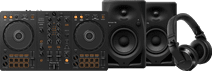 Pioneer DJ DDJ-FLX4 + Pioneer DJ HDJ-X7 Black + Pioneer DJ DM-40D-BT Black Pioneer DJ controller