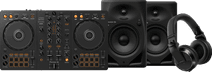 Pioneer DJ DDJ-FLX4 + Pioneer DJ HDJ-X7 Zwart + Pioneer DJ DM-50D-BT Zwart Pioneer DJ DDJ-FLX4