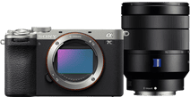 Sony A7C II Body Zilver + 24-70mm f/4.0 Camera met microfoonaansluiting