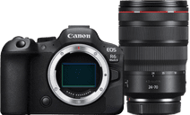 Canon EOS R6 Mark II + RF 24-70mm f/2.8 L IS USM Camera met microfoonaansluiting