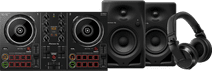 Pioneer DJ DDJ-200 + Pioneer DJ HDJ-X7 Black + Pioneer DJ DM-40D Black Pioneer DJ DDJ-200