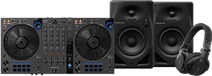 Pioneer DJ DDJ-FLX6 + Pioneer DJ HDJ-CUE1 + Pioneer DJ DM-40D Zwart Pioneer DJ DDJ-FLX6