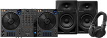 Pioneer DJ DDJ-FLX6 + Pioneer DJ HDJ-CUE1 + Pioneer DJ DM-40D-BT Zwart Pioneer DJ controller