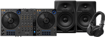 Pioneer DJ DDJ-FLX6 + Pioneer DJ HDJ-CUE1 + Pioneer DJ DM-50D Black Pioneer DJ DDJ-FLX6