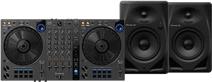 Pioneer DJ DDJ-FLX6 + Pioneer DJ DM-50D Black Pioneer DJ DDJ-FLX6