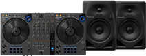 Pioneer DJ DDJ-FLX6-GT + Pioneer DJ DM-50D-BT Black Pioneer DJ DDJ-FLX6