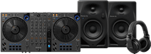 Pioneer DJ DDJ-FLX6 + Pioneer DJ HDJ-X5 Zwart + Pioneer DJ DM-40D-BT Zwart Pioneer DJ DDJ-FLX6