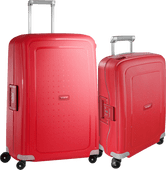 Coolblue Samsonite S'Cure Spinner 75cm Crimson Red Duo Kofferset aanbieding