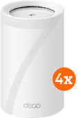 TP-Link Deco BE65 Mesh 4-pack Router met harde schijf functie