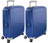 Samsonite S'Cure Spinner 55cm Dark Blue Duo Kofferset Kofferset