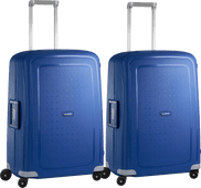 Coolblue Samsonite S'Cure Spinner 69cm Dark Blue Duo Kofferset aanbieding