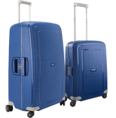 Coolblue Samsonite S'cure Spinner 75+55cm Dark Blue kofferset aanbieding