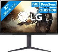 LG UltraGear 27GR83Q-B Gaming monitor met een hoge verversingssnelheid