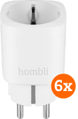 Hombli EU Smart Socket White 6-pack power plug