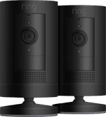 Stick Up Cam Battery - 2-pack - Black Ring IP camera for outdoors