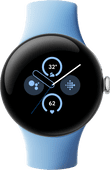Coolblue Google Pixel Watch 2 Zilver/Blauw aanbieding