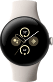 Coolblue Google Pixel Watch 2 Zilver/Creme aanbieding