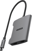 Sitecom USB-C naar Dual HDMI Adapter Usb c naar HDMI converter