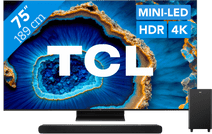 Coolblue TCL QLED 75C803 (2023) + Soundbar aanbieding