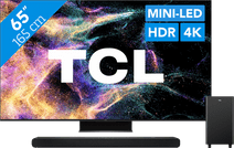 Coolblue TCL QD Mini-LED 65C843 (2023) + Soundbar aanbieding