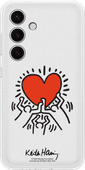 Samsung Galaxy S24 Keith Haring Suit Back Cover Transparant Tweedekans telefoonhoesje