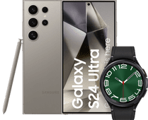 Coolblue Samsung Galaxy S24 Ultra 256GB Grijs 5G + Galaxy Watch 6 Classic Zwart 47mm aanbieding
